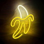 Dekorativní LED neon Banán žlutý