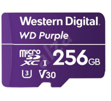 CP-PR-136 MicroSDXC paměťová karta Western Digital PURPLE pro kamerové systémy - 256GB