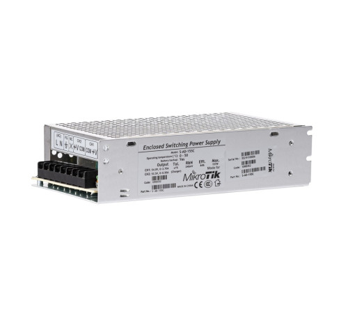 MikroTik S-AD-155C průmyslový zdroj - 54V 2,7A, 156,5W
