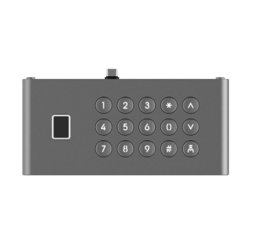 DS-KDM9633-FKP Přídavný modul klávesnice a čtečky otisků prstů pro dveřní jednotky řady…