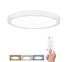 Solight LED osvětlení s dálkovým ovladačem Estela White, 60W, 4500lm, 50cm, změna chromatičnosti, stmívatelné