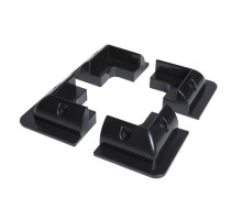 Držáky plastové rohové pro uchycení solárních panelů - černé (4ks sada)