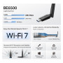 USB klient TP-Link Archer TBE400U Plus BE6500, WiFi 7,  2,4/5/6GHz, USB 3.0, anténa