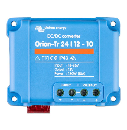 DC/DC konvertor z 24V na 12V Orion-Tr 24/12-10 (120W) neizolovaný