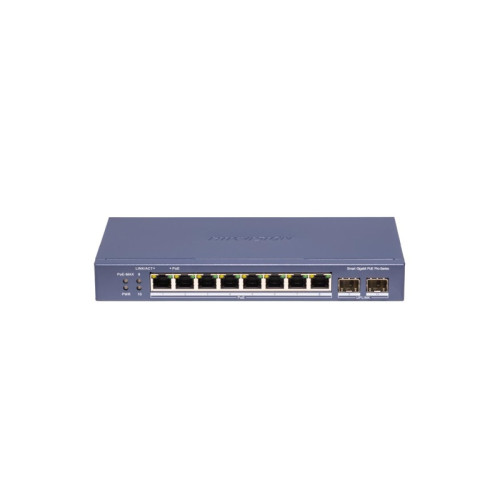 DS-3E1510P-SI-8P2F 10 portový switch - 8x PoE 30W 1Gbps + 2x uplink SFP slot 1Gbps, PoE… DS-3E1510P-SI-8P2F 10 portový switch - 8x PoE 30W 1Gbps + 2x uplink SFP slot 1Gbps, PoE…