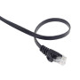 PremiumCord Plochý patch kabel UTP RJ45-RJ45 CAT6 5m černá