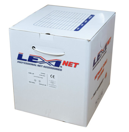 LEXI-Net kabel EZS 4 UTP PVC vodiče  4x0,5   Eca, 500m samoodvíjecí box