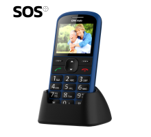 Telefon CPA Halo 21 Senior modrý s nabíjecím stojánkem
