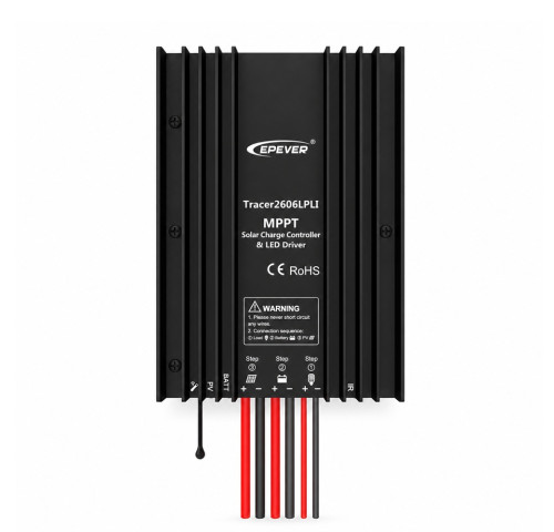 Epever Tracer2606LPLI solární MPPT regulátor, 12/24V, 10A, vstup 60V, IR komunikace, IP68 Epever Tracer2606LPLI solární MPPT regulátor, 12/24V, 10A, vstup 60V, IR komunikace, IP68