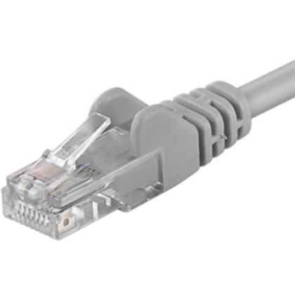 PremiumCord Patch kabel UTP RJ45-RJ45 CAT6 0.5m šedá