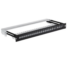 LEXI-Net Patch panel 24 portů neosazený 1U pro UTP/ FTP - výsuvný