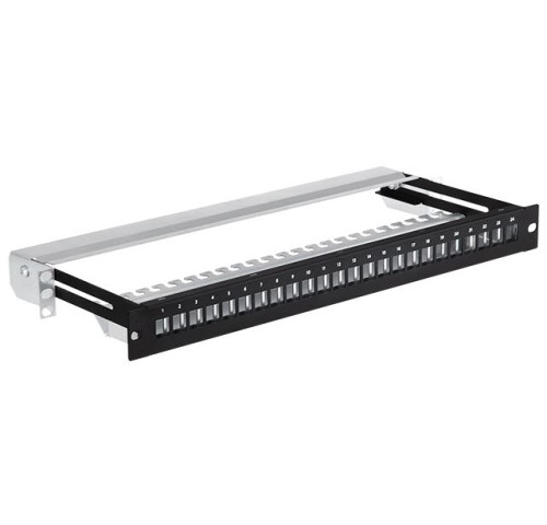 LEXI-Net Patch panel 24 portů neosazený 1U pro UTP/ FTP - výsuvný