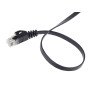 PremiumCord Plochý patch kabel UTP RJ45-RJ45 CAT6 20m černá