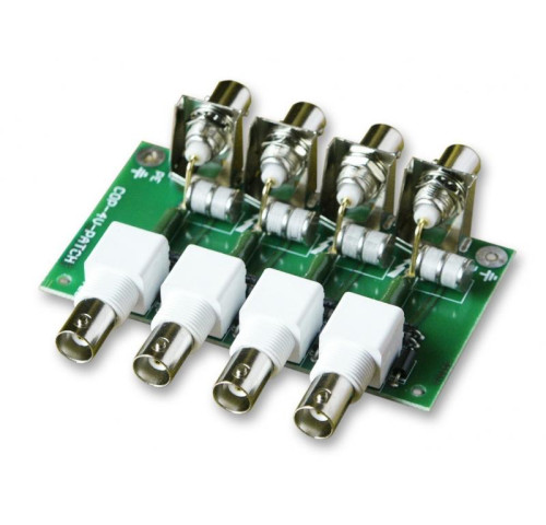 500-021 BREAK-PATCH-4V, přepěťová ochrana 4x koax-video s panelem 19