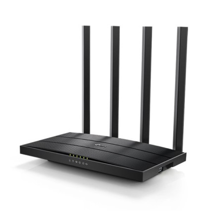 WiFi router TP-Link Archer C6U AC1200 dual AP, 4x GLAN, USB/ 300Mbps 2,4/ 867Mbps 5GHz, OneMesh