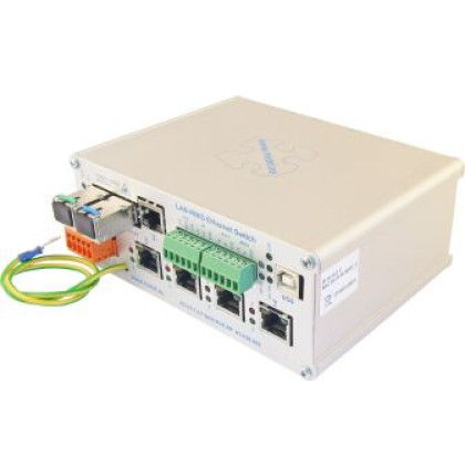 1-830-200 2G-2S.1.4.F-BOX-PoE, průmyslový switch pro kruhovou topologii s 2x SFP…