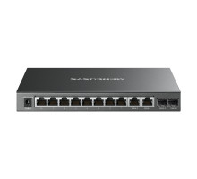 Switch TP-Link Mercusys MS112GMP 2x GLAN, 8x GLAN s PoE+, 2x SFP, 110W