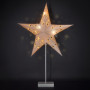 Solight LED vánoční hvězda stolní, 10x LED, 3x AA
