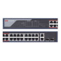DS-3E0326P-E(B) 24x POE | 24 x 100 Mb | 2x 1Gb Combo port | výkon 370 W | bez managementu…