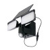 Solight LED solární osvětlení se senzorem, 9W, 850lm, 4000K, Li-Ion, černá