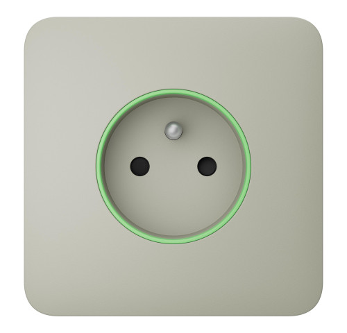 SoloCover (type E), přední panel pro Outlet, oyster SoloCover (type E), přední panel pro Outlet, oyster