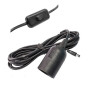 Kabel síťový k osvětlení s objímkou E27, vypínač, konektor jack, pro solární sestavy