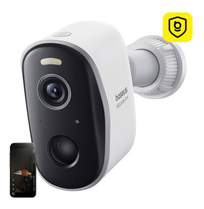 Venkovní kamera Baseus Security N1 Plus 2K bílá Venkovní kamera Baseus Security N1 Plus 2K bílá