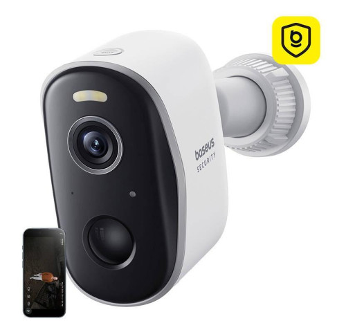 Venkovní kamera Baseus Security N1 Plus 2K bílá Venkovní kamera Baseus Security N1 Plus 2K bílá