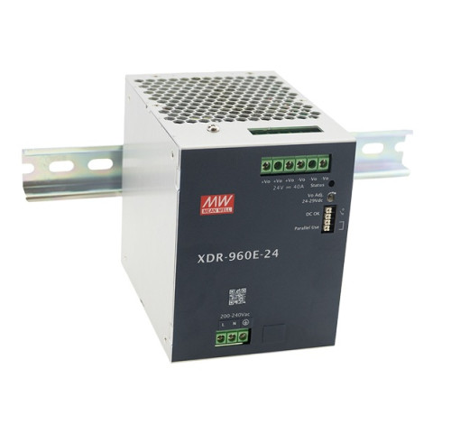 MEAN WELL XDR-960E-24 Průmyslový napájecí zdroj na DIN lištu 960W 24V MEAN WELL XDR-960E-24 Průmyslový napájecí zdroj na DIN lištu 960W 24V