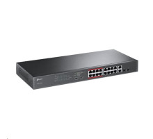 Switch TP-Link TL-SL1218MP 16x LAN/PoE+, 2x GLAN, 2x SFP Combo