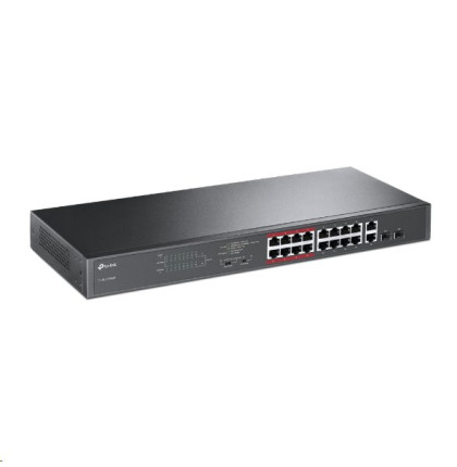 Switch TP-Link TL-SL1218MP 16x LAN/PoE+, 2x GLAN, 2x SFP Combo