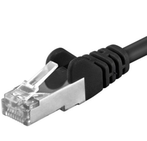 Premiumcord Patch kabel CAT6a S-FTP, RJ45-RJ45, AWG 26/7 5m černá
