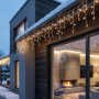 Solight LED vánoční girlanda, rampouchy, 200 LED, 10m, IP44, teplé bílé světlo Solight LED vánoční girlanda, rampouchy, 200 LED, 10m, IP44, teplé bílé světlo