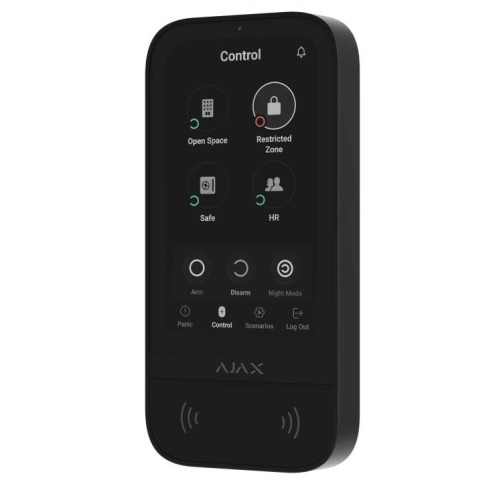 KeyPad TouchScreen, bezdrátová dotyková klávesnice, 5′′, DESFire, Bluetooth, černá