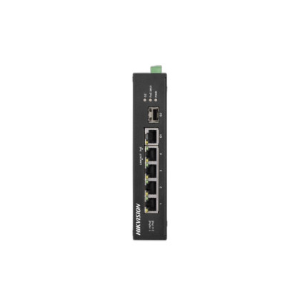 DS-3T0306HP 6 portový průmyslový switch - 1x HiPoE 90W 10/100Mbps + 3x PoE 30W…