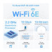 WiFi router TP-Link Deco XE200(2-pack) AXE11000, WiFi 6E, 1x 10GLAN, 2x GLAN / 1148Mbps 2,4GHz/ 4804Mbps 5GHz/ 4804 6GH