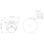 IPC-UDW4659QM-S-IL-0280B 6Mpix, 30m IR a 30m bílé LED, WizSense + 4, MIC IPC-UDW4659QM-S-IL-0280B 6Mpix, 30m IR a 30m bílé LED, WizSense + 4, MIC