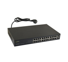 S124 24 portový switch – 24x PoE 30W 100Mbps + 2x uplink 1Gbps, PoE celkem max.… S124 24 portový switch – 24x PoE 30W 100Mbps + 2x uplink 1Gbps, PoE celkem max.…