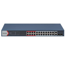 DS-3E1326P-EI(B) 24×PoE | 2×Gigabit Combo | výkon 400 W | smart managed | dosah až300m…