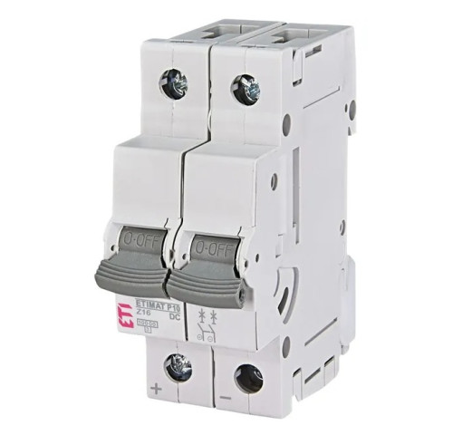 Jistič ETIMAT 10-DC 2-pólový Z16 10kA - 16A