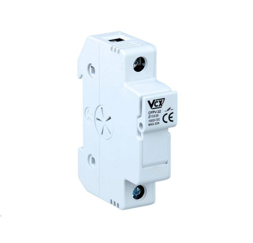 Pojistkový odpojovač VCX CFPV-32, 1P, 32A, 1kV, na DIN lištu