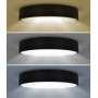 Solight LED stropní osvětlení LECCE, 3CCT, 48W, 2900lm, 40cm, 3000/4000/6000K, černá Solight LED stropní osvětlení LECCE, 3CCT, 48W, 2900lm, 40cm, 3000/4000/6000K, černá