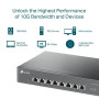 Switch TP-Link TL-SX1008 8x 10GLan, kov, poškozený obal