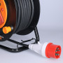 Solight prodlužovací přívod - na bubnu, zásuvky 400V + 230V, 25m kabel guma-neopren 5x1,5mm2, IP44