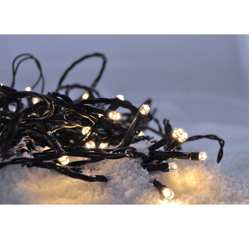 Solight LED vánoční řetěz, 300 LED, 30m, přívod 5m, IP44, teplá bílá