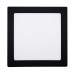 Solight LED mini panel CCT, přisazený, 18W, 1530lm, 3000K, 4000K, 6000K, čtvercový, černá barva