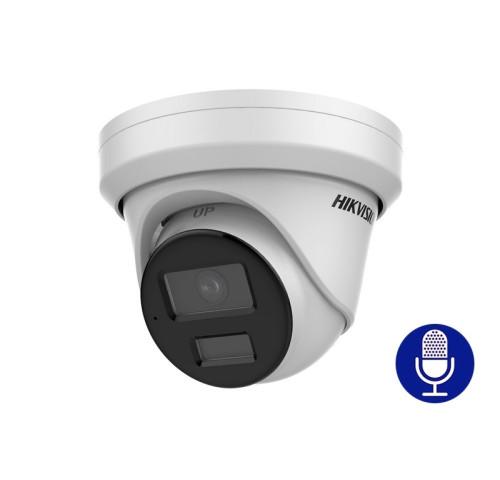 DS-2CD2323G2-IU(2.8mm)(D) 2 Mpx | EXIR dome | WDR | H.265 | IR 30 m | SD slot | mikrofon | IP67