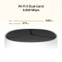 WiFi router TP-Link Mercusys Halo E85X(2-pack) WiFi 6, AX3000, 1x 2,5GLAN, 2x GLAN2,4/5 GHz WiFi router TP-Link Mercusys Halo E85X(2-pack) WiFi 6, AX3000, 1x 2,5GLAN, 2x GLAN2,4/5 GHz