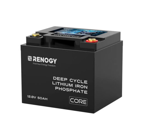 Renogy CORE 50Ah 12V LiFePO4 Lithium Battery Deep Cycle