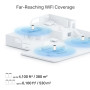 WiFi router TP-Link Deco PX10(3-pack) AX1500 + AV1000, WiFi 6, 3x GLAN, 2,4/5GHz